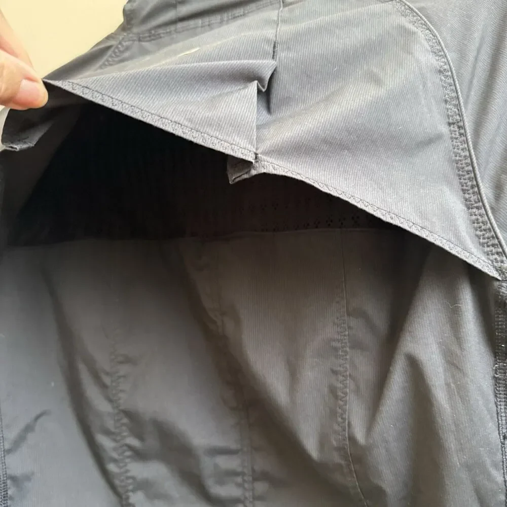 Lululemon Women’s Black Full Zip Athletic Jacket Mesh Vent Running Training 8